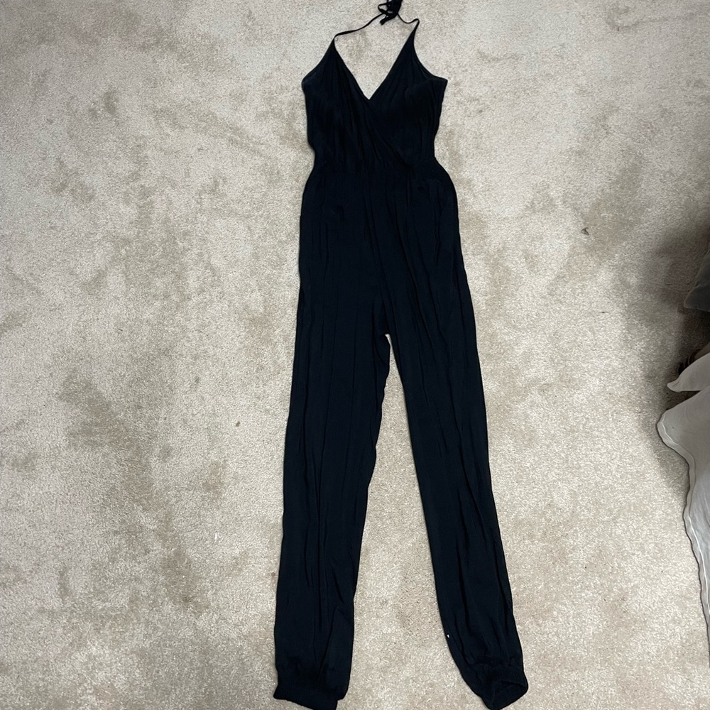 Lulu's Black Jumpsuit